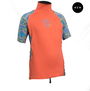 GIRLS FL SHORT SLEEVE RASHGUARD