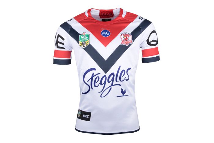 Sydney Roosters Rugby Team Steggles Jersey Shirt Top ISC Mens size 2XL/3XL