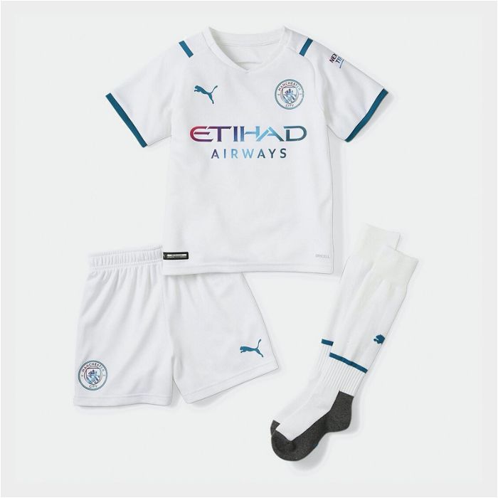 Manchester City Away Mini Kit 2021 2022