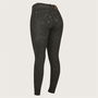 Shona Full Grip Silicone Print Denim Breeches