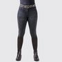 Shona Full Grip Silicone Print Denim Breeches