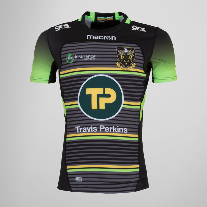 Northampton Saints 17/18 - Maillot de Rugby Authentic Test Européen