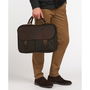 Cotton and Leather Briefcase