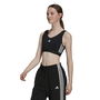 3 Stripes Crop Top With Removable Pads