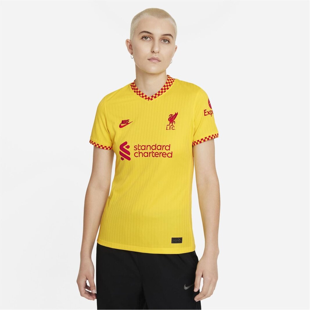 Nike 2021-22 Liverpool Third Jersey - Yellow in 2023